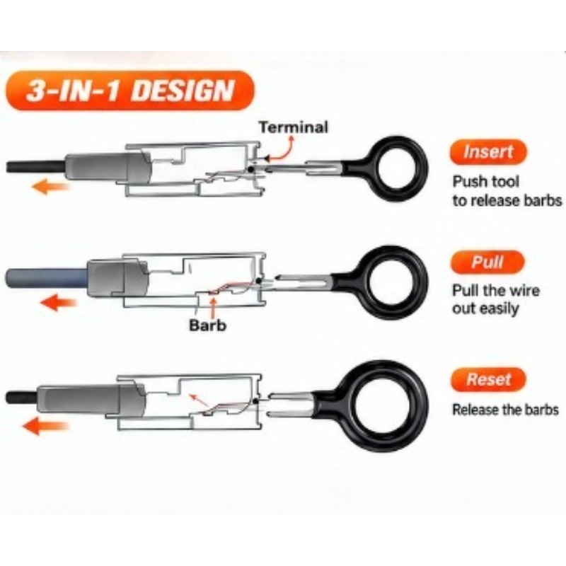 41/59개 신형 터미널 제거 도구 키트 자동차 전선  - Electronics Repair Tools 리뷰 및 가격
