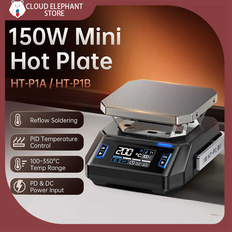 새로운 FNIRSI HT-P1 미니 열판 150W PD - Electronics Repair Tools 리뷰 및 가격